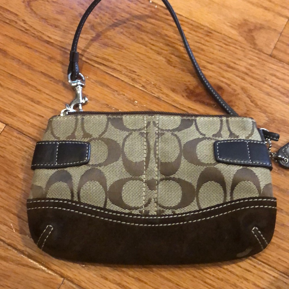 Small Coach Wristlet